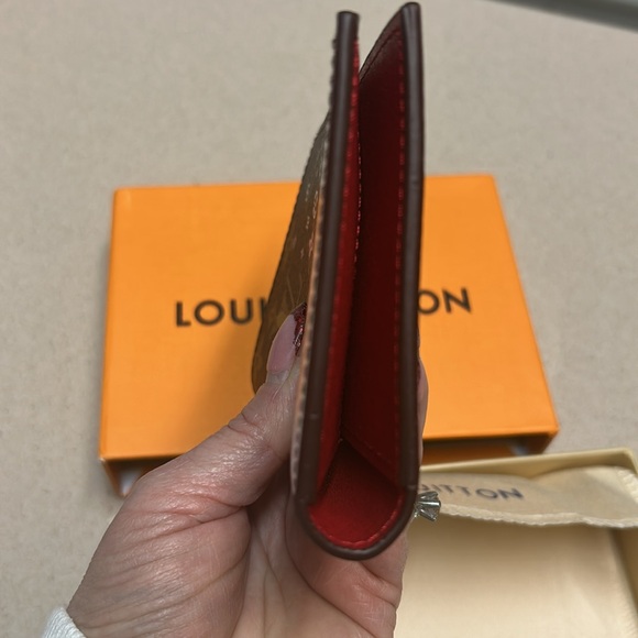 Original monogram credit card passport wallet. - Picture 7 of 8